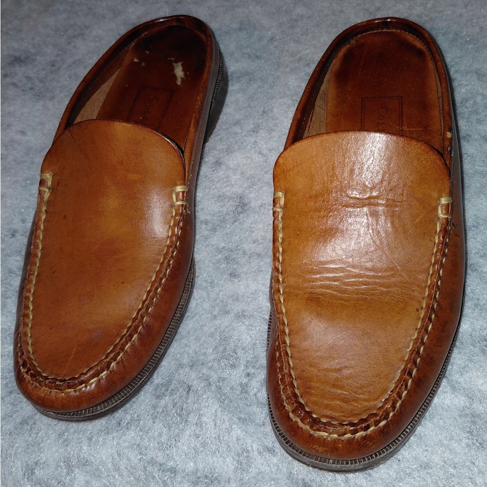 Cole Haan Brown Leather Slip-On Mules Women’s Size 5.5 - Picture 5 of 16